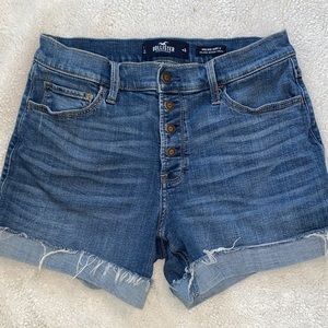 Hollister Co High Waist denim shorts 5” inseam
